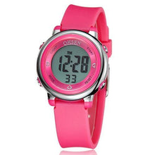 OHSEN brand digital LCD kids girls fashion wristwatch cute pink Rubber strap 30M waterproof Child watches alarm hand clocks - Fab Getup Shop