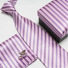 men's fashion neck tie set neckties cufflinks hankies silk ties cuff links pocket handkerchief 14 - Fab Getup Shop