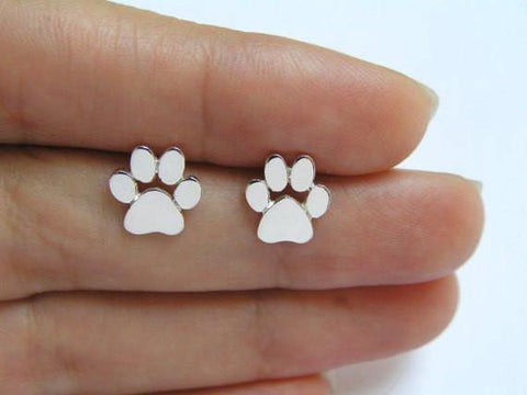 New Fashion Cute Paw Print Earrings for Women Cat and Dog Paw Stud Earrings E124 - Fab Getup Shop
