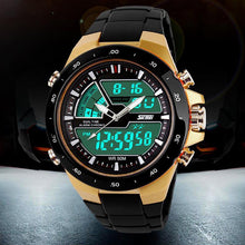 50M Waterproof Mens Sports Watches Relogio Masculino  Men Silicone Sport Watch Reloj S Shockproof Electronic Wristwatch - Fab Getup Shop