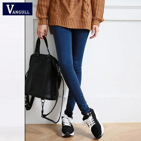 Skinny Jeans Woman Autumn  Pencil Jeans For Women Fashion Slim  Ankle-Length Jeans Women's Printed Denim Pants - Fab Getup Shop