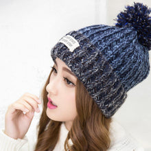 Woman's Warm Woolen Winter Hats Knitted Fur Cap For Woman Sooner State Letter Skullies & Beanies 6 Color Gorros - Fab Getup Shop