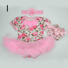 Christmas Baby Girl Infant 3pcs Clothing Sets Suit Princess Tutu Romper Dress/Jumpsuit Xmas Bebe Party Birthday Costumes Vestido - Fab Getup Shop