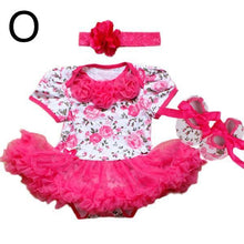Christmas Baby Girl Infant 3pcs Clothing Sets Suit Princess Tutu Romper Dress/Jumpsuit Xmas Bebe Party Birthday Costumes Vestido - Fab Getup Shop
