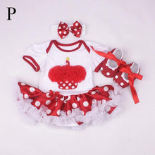 Christmas Baby Girl Infant 3pcs Clothing Sets Suit Princess Tutu Romper Dress/Jumpsuit Xmas Bebe Party Birthday Costumes Vestido - Fab Getup Shop