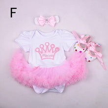 Christmas Baby Girl Infant 3pcs Clothing Sets Suit Princess Tutu Romper Dress/Jumpsuit Xmas Bebe Party Birthday Costumes Vestido - Fab Getup Shop