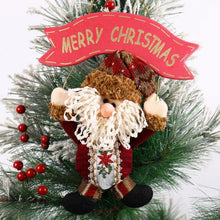 New Merry Christmas Door Hangings Santa Claus Reindeer Design Xmas Tree Home Decoration -PD - Fab Getup Shop