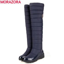 keep warm snow boots fashion platform fur thigh knee high boots warm winter boots for women shoes boats - Fab Getup Shop