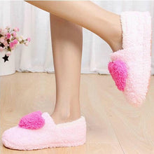 Retail!!! Lovely Ladies Home Floor Soft Women indoor Slippers Outsole Cotton-Padded Shoes Female Cashmere Warm Casual Shoes - Fab Getup Shop