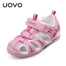 UOVO brand  summer beach kids shoes closed toe sandals for boys and girls designer toddler sandals for 4 - 15 years old kids - Fab Getup Shop