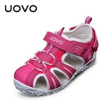 UOVO brand  summer beach kids shoes closed toe sandals for boys and girls designer toddler sandals for 4 - 15 years old kids - Fab Getup Shop