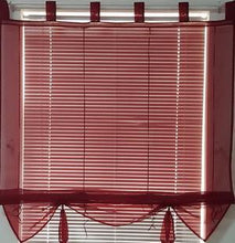 7 Colors Ribbon Roman Curtain Blind Home Wave European Tab Top Living Room Balcony Voile 1PC - Fab Getup Shop