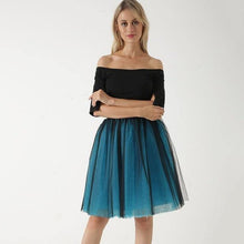 5 Layers 60cm Princess Midi Tulle Skirt Pleated Dance Tutu Skirts  Lolita Petticoat  Denim Party Skirts - Fab Getup Shop