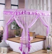 Beautiful Bed Net Mesh Room Decoration Netting Pink Purple Bed Canopy Mosquito Net -NE - Fab Getup Shop