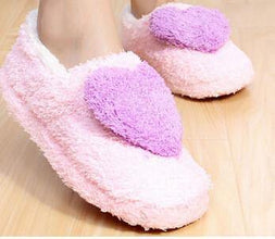 Retail!!! Lovely Ladies Home Floor Soft Women indoor Slippers Outsole Cotton-Padded Shoes Female Cashmere Warm Casual Shoes - Fab Getup Shop
