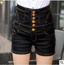 women's summer plus size denim cowboy hot shorts woman high waist slim hip jeans shorts S-5XL - Fab Getup Shop