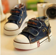 Canvas Children Shoes Boys Sneakers Brand Kids Shoes for Girls Baby Jeans Denim Flat Boots - Fab Getup Shop