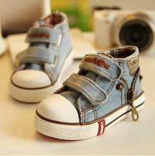 Canvas Children Shoes Boys Sneakers Brand Kids Shoes for Girls Baby Jeans Denim Flat Boots - Fab Getup Shop