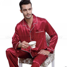 Mens Silk Satin Pajamas  Pyjamas  Set  Sleepwear Set  Loungewear  U.S. S,M,L,XL,XXL,XXXL,4XL__Fits All  Seasons - Fab Getup Shop