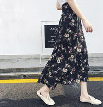 25 Colors  Bohemian High Waist Floral Print Summer Skirts Womens Boho Asymmetrical Chiffon Skirt Maxi Long Skirts - Fab Getup Shop