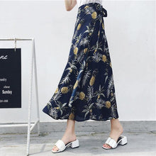 25 Colors  Bohemian High Waist Floral Print Summer Skirts Womens Boho Asymmetrical Chiffon Skirt Maxi Long Skirts - Fab Getup Shop