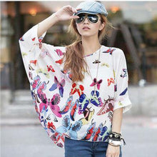 Women Blouses  Plus Size Women Clothing Summer Blouse Shirt Woman Vintage Chiffon Shirts Tops Chemise Femme - Fab Getup Shop