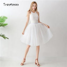 5 Layers 65cm Midi Tulle skirt Gothic High Waist Pleated Skirts - Fab Getup Shop